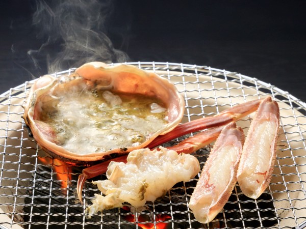 越前がにー焼きがに